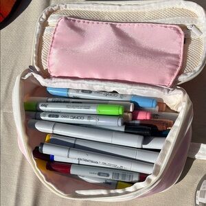 Copic Dual Tip Markers Set with pencil case